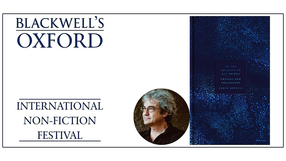 Carlo Rovelli ON THE EQUALITY OF ALL THINGS