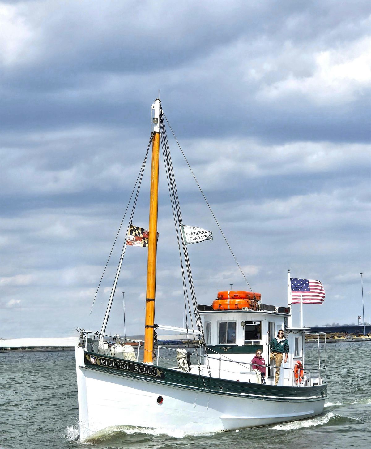 Fundraising Cruise on Historic MILDRED BELLE