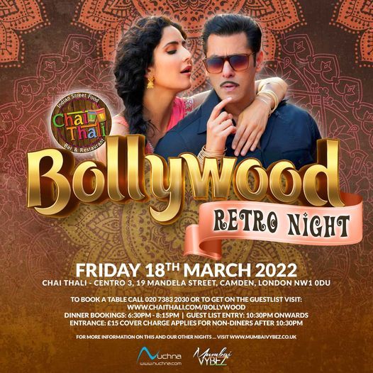 Chai Thali Bollywood Retro Night