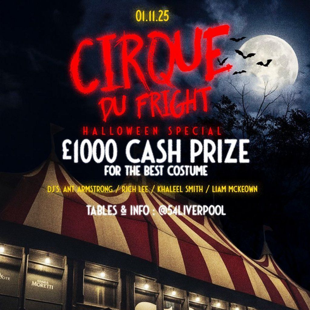 CIRQUE DU FRIGHT - Halloween Costume Party