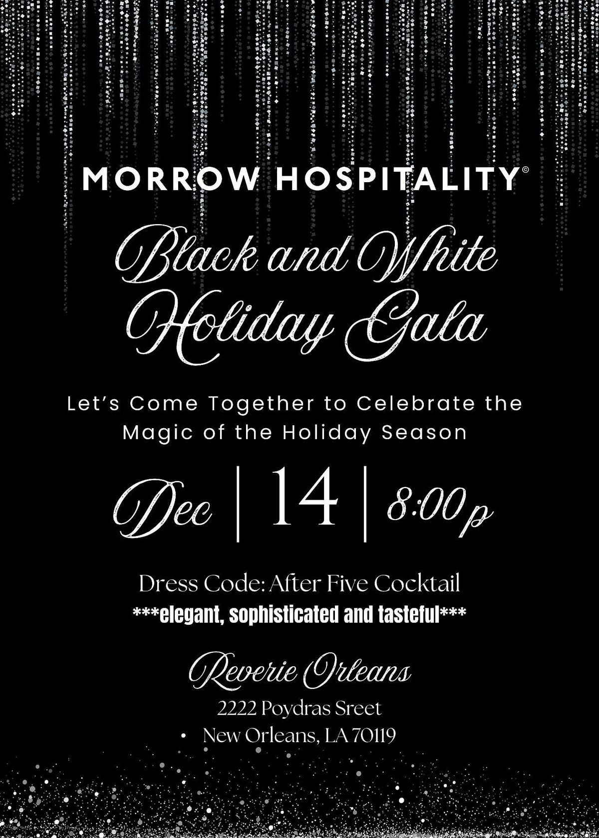 Morrow Hospitality Holiday Gala