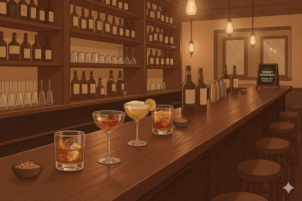 \ud83e\udd43 Whiskey Wednesday at Bar 1919 \ud83c\udf78