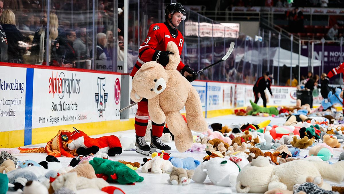 Iowa Wild at Charlotte Checkers at Bojangles Coliseum