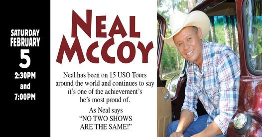 Orange Blossom Opry 2022 Schedule Neal Mccoy | The Orange Blossom Opry, Weirsdale, Fl | February 5, 2022