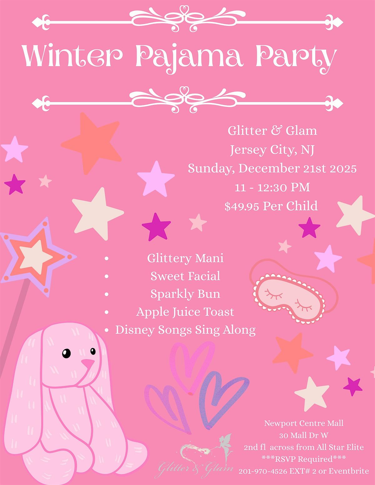 Winter Pajama Party Event