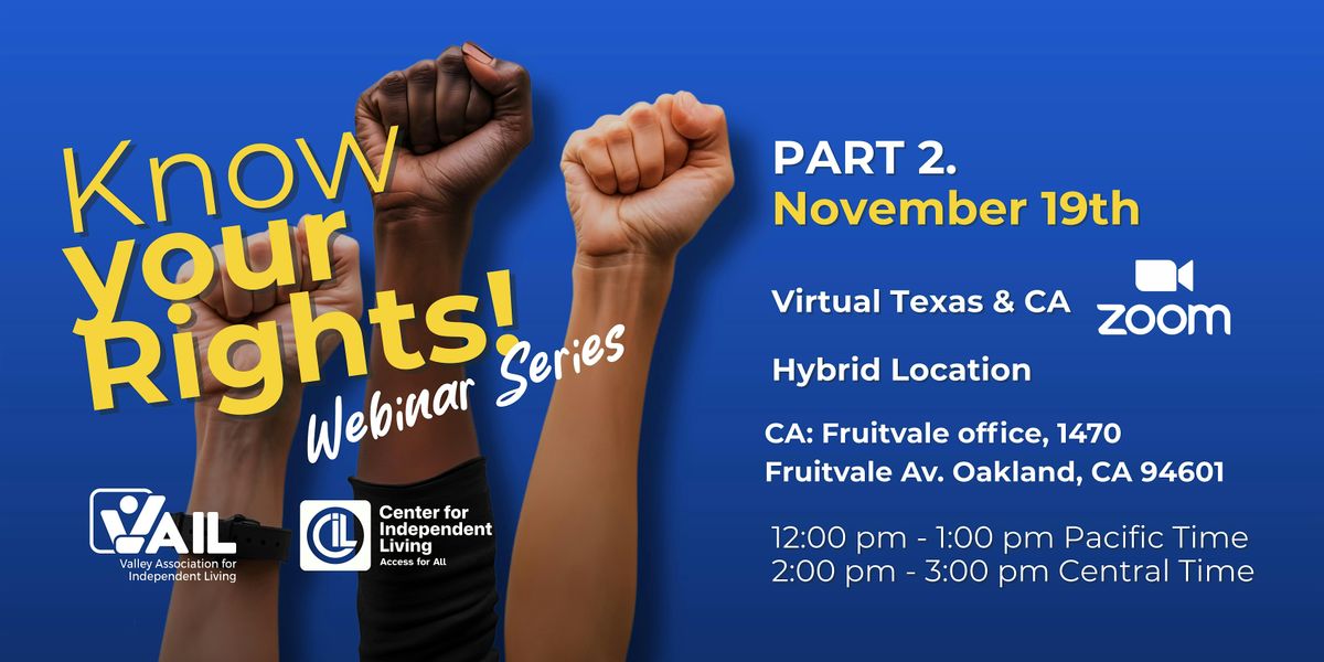 Know Your Rights! \/ \u00a1Conoce Tus Derechos!