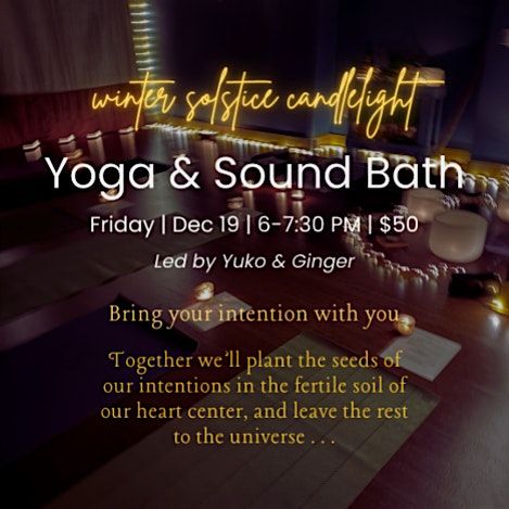 Winter Solstice Yoga & Sound Bath