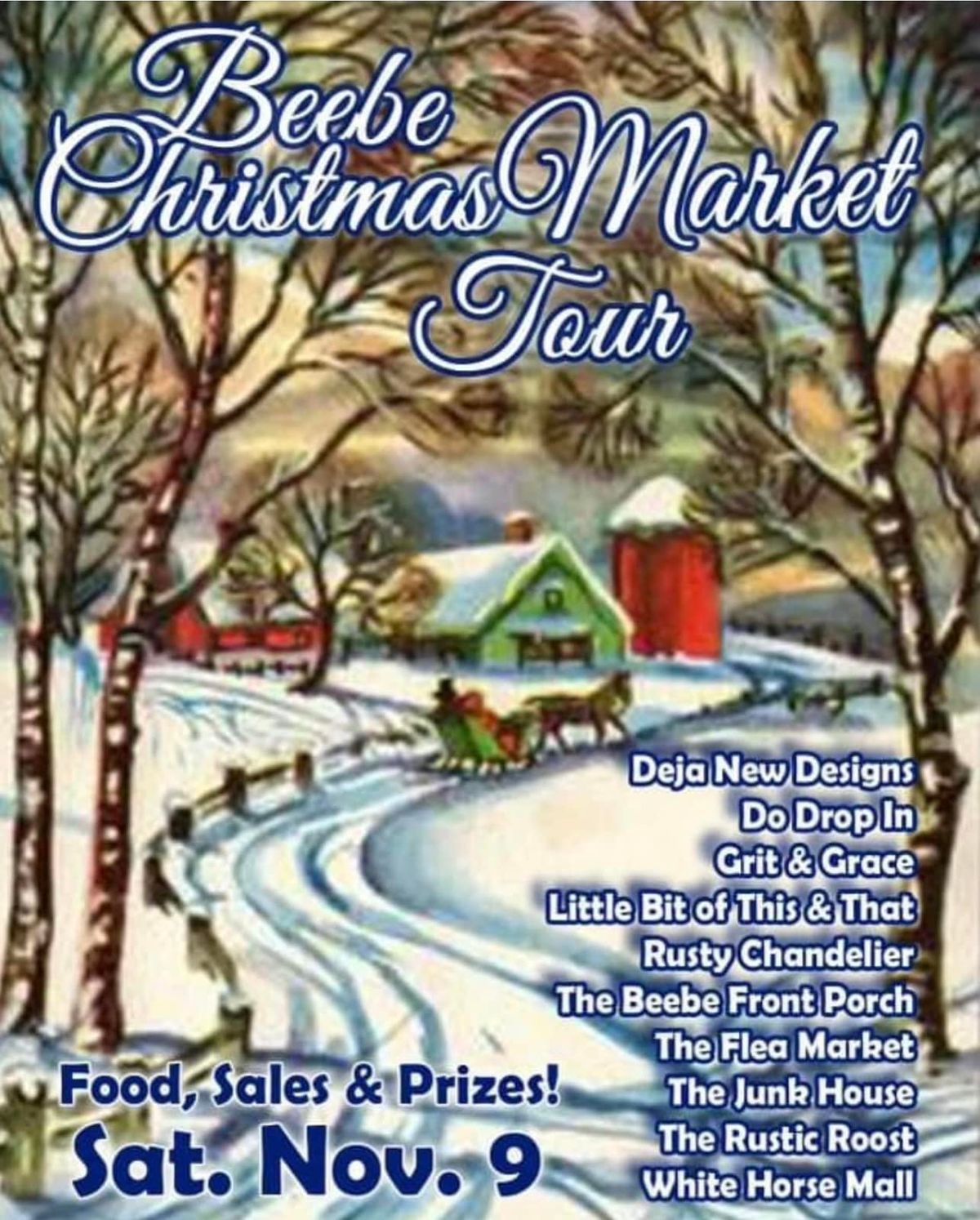 Christmas Market Tour 2024 316 W Center St, Beebe, AR, United States