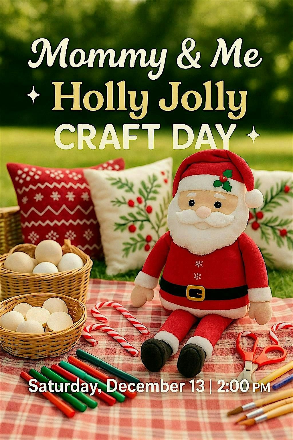 \u2728Mommy & Me \u2014 HOLLY JOLLY Craft Day! \u2728