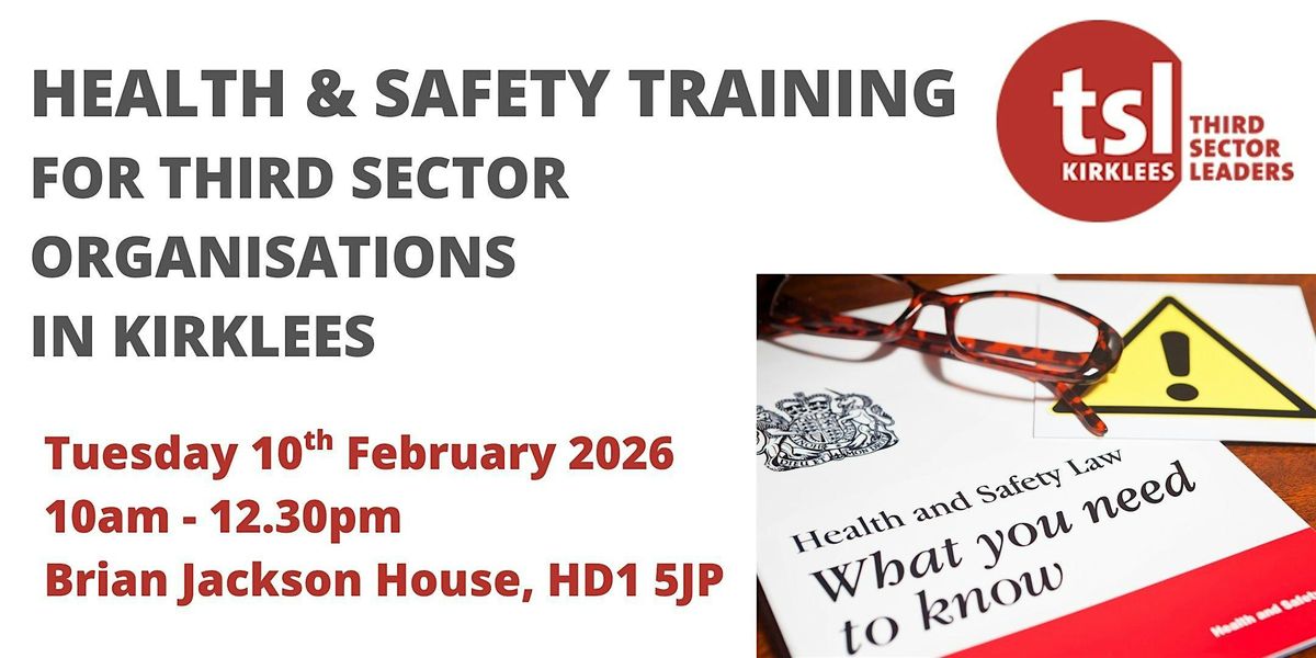 Health and Safety Training for Third Sector Organisations in Kirklees