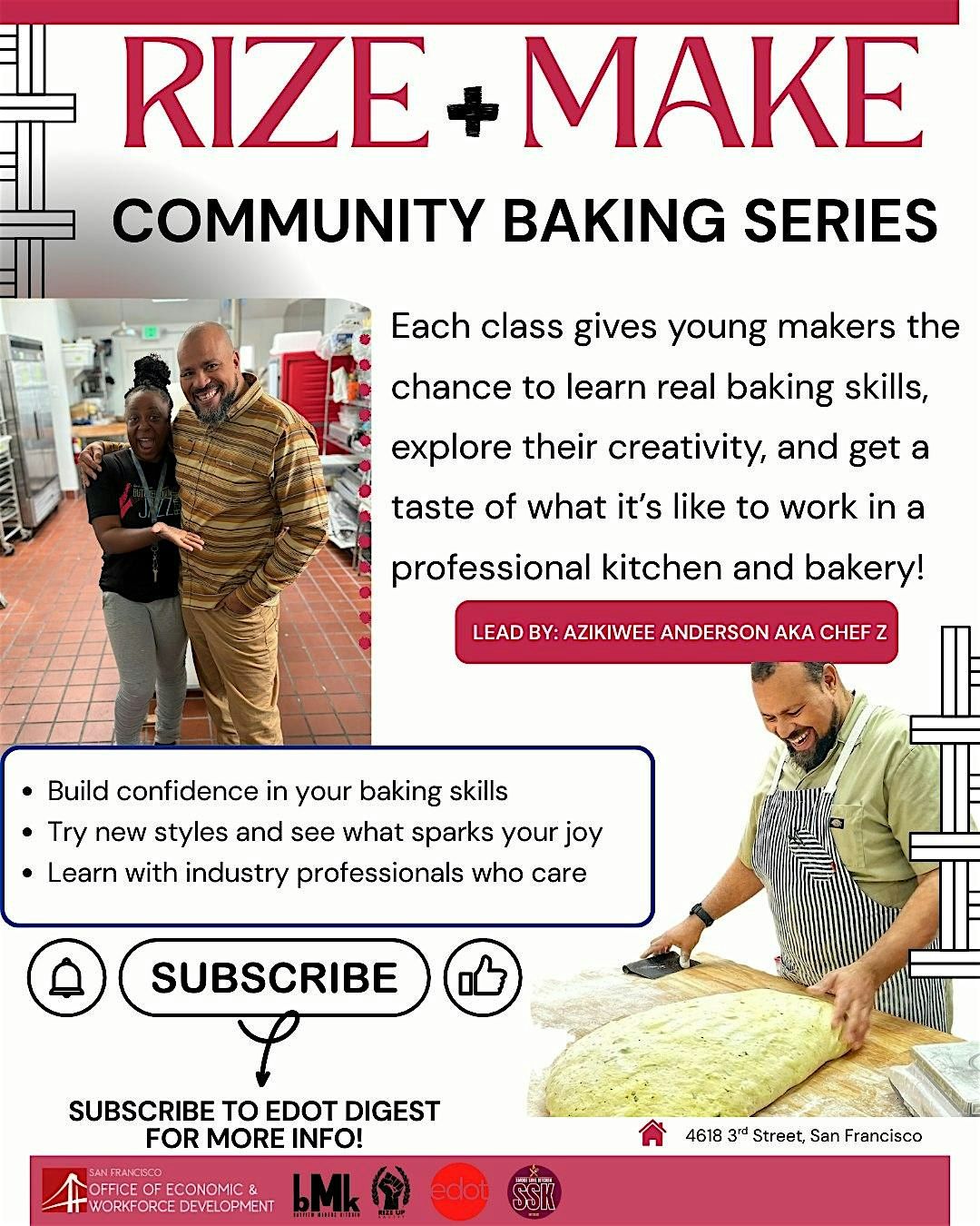 Rize + Make Baking Classes