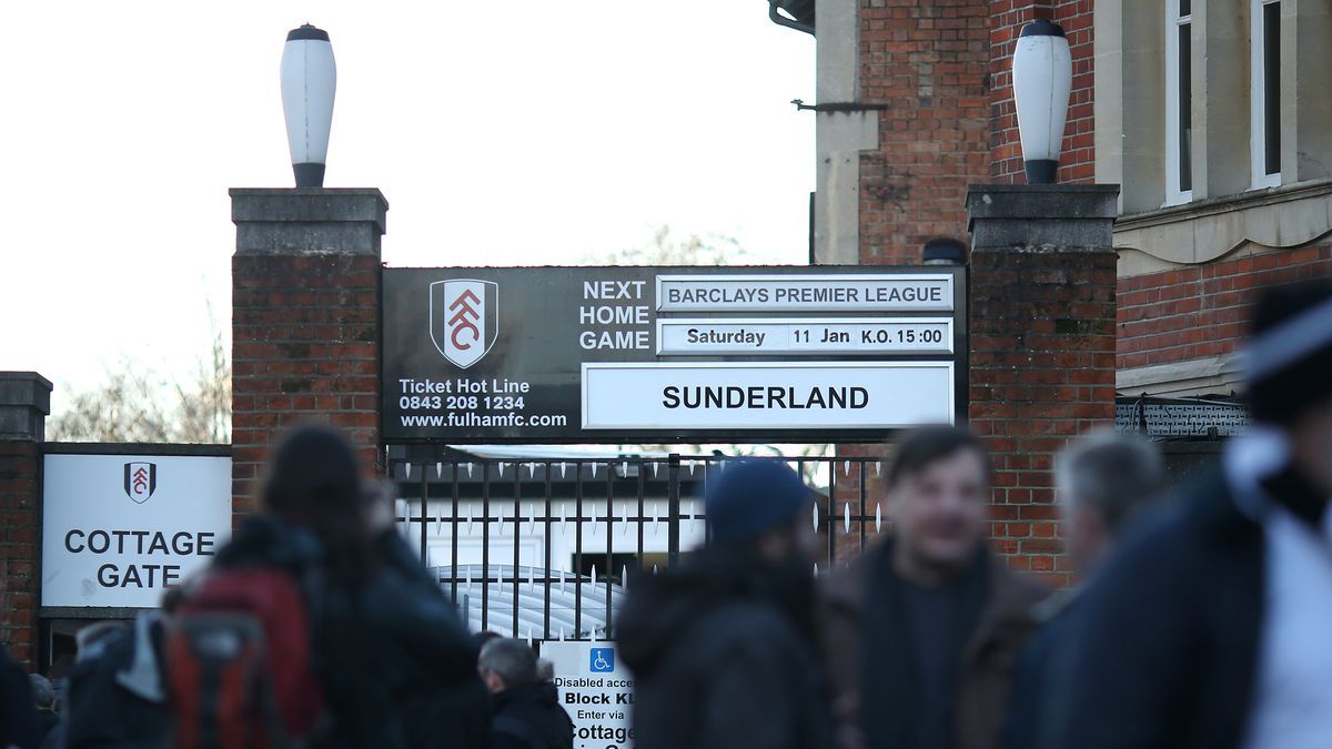 Sunderland FC vs Fulham FC at Stadium of Light