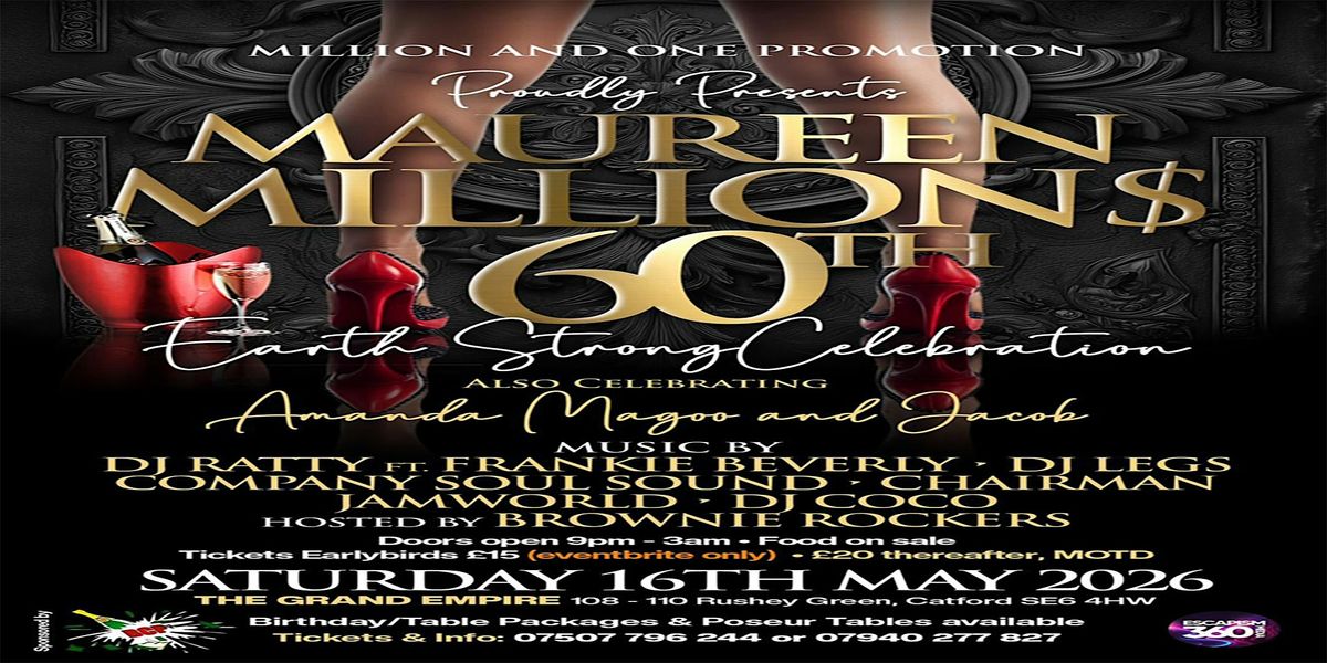 MAUREEN MILLION$ 60th Earth Strong Celebration