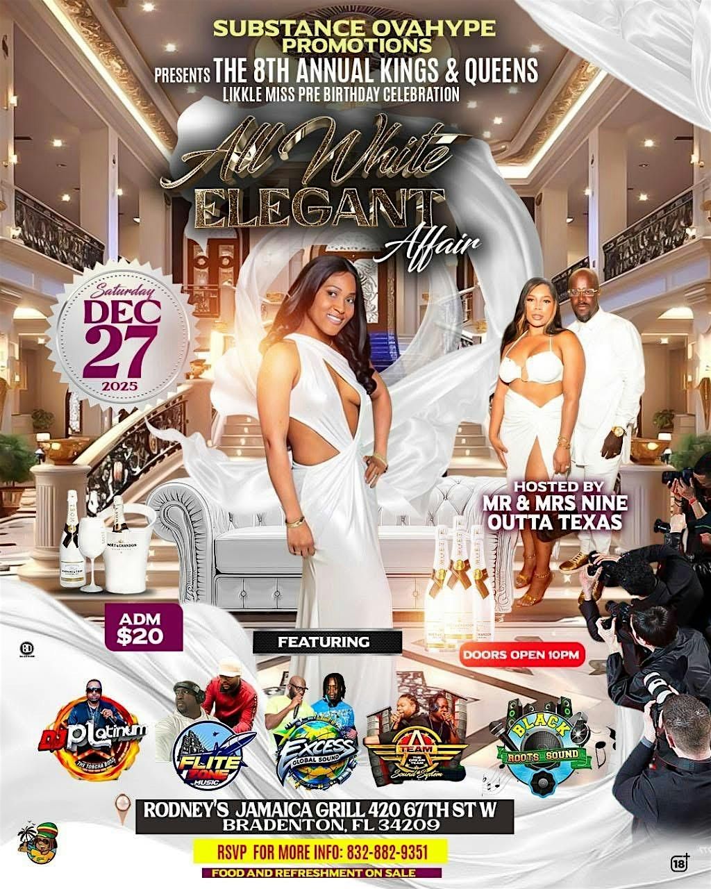 ALL WHITE ELEGANT AFFAIR - BRADENTON FL