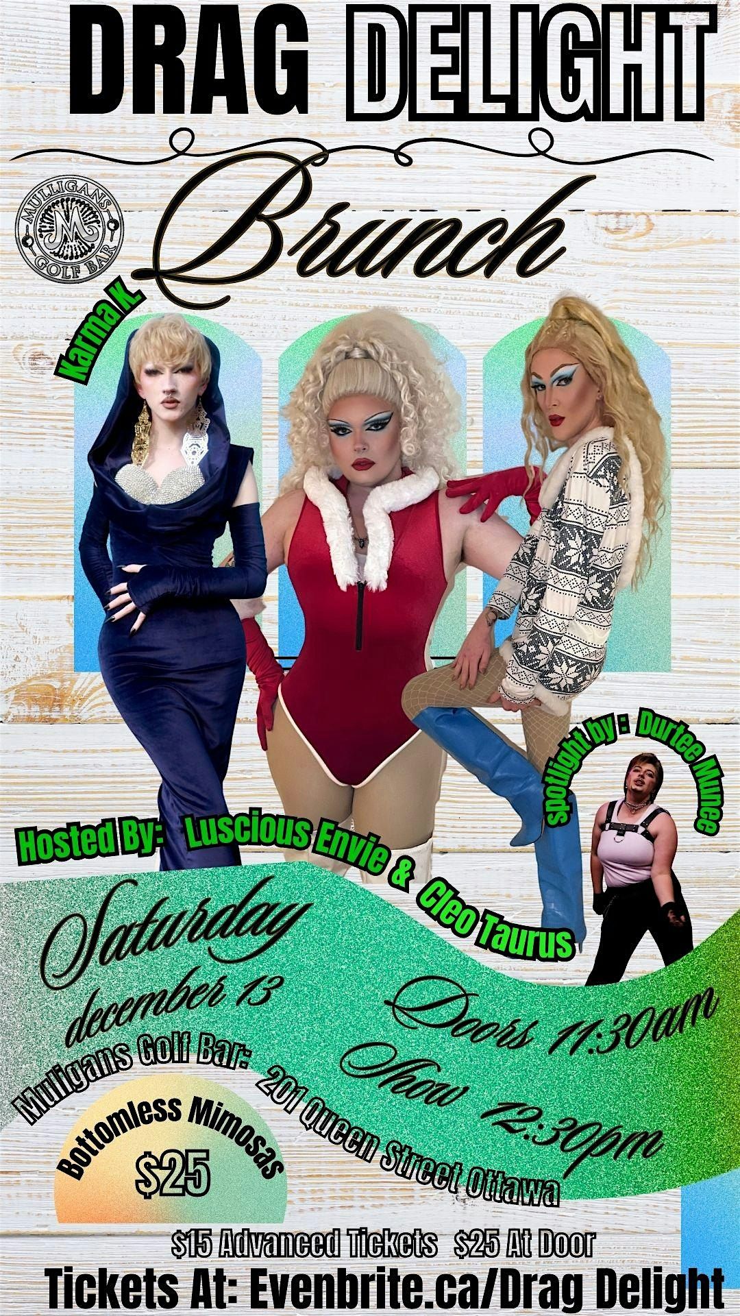 Drag delight brunch : Christmas edition