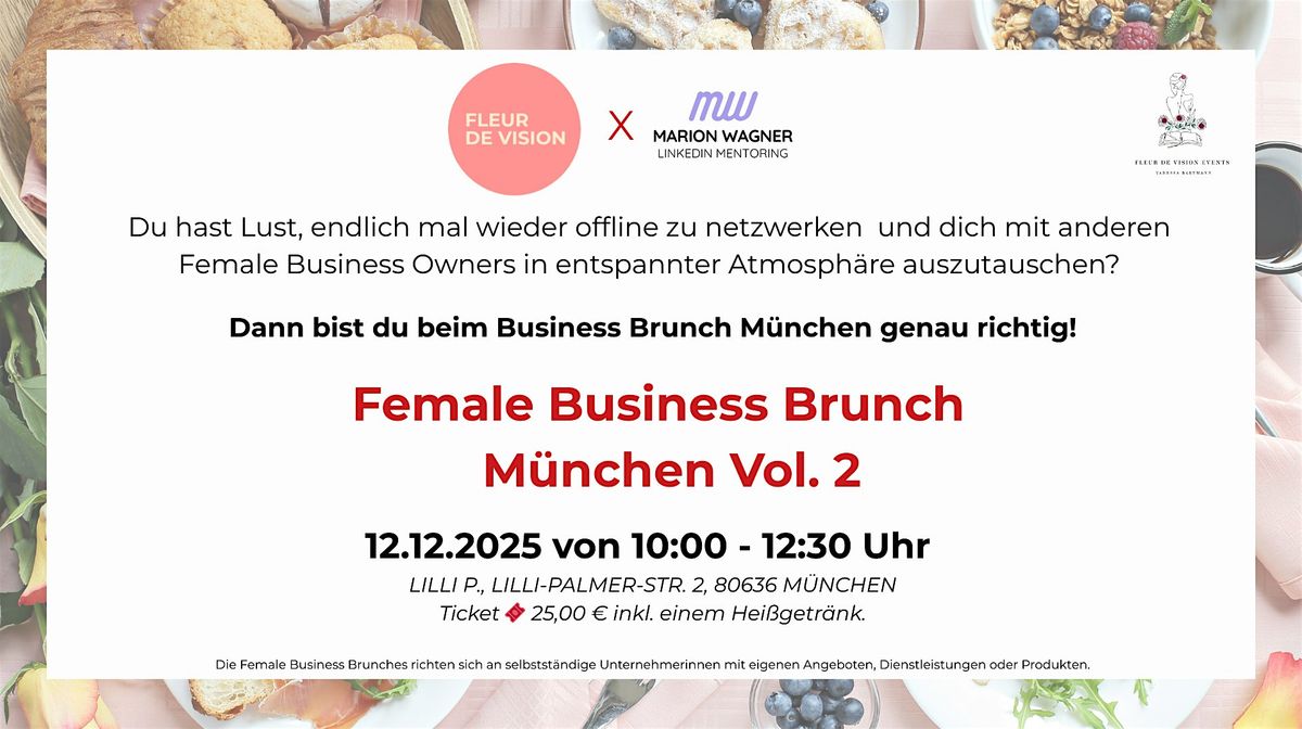 Female Business Brunch I M\u00fcnchen Vol. 2