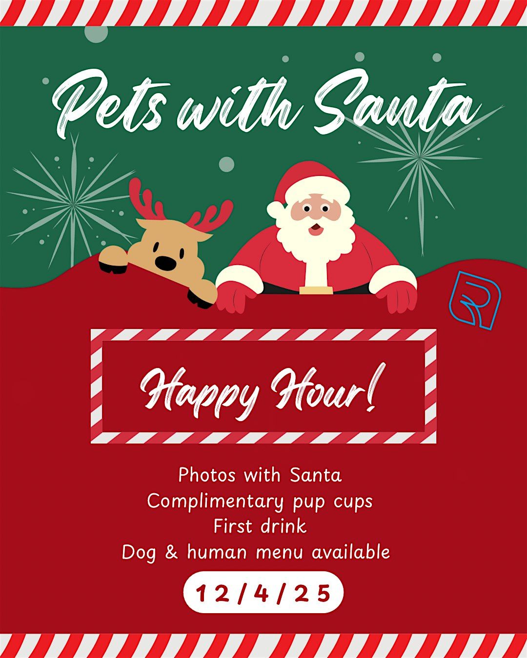 Pets with Santa Happy Hour!