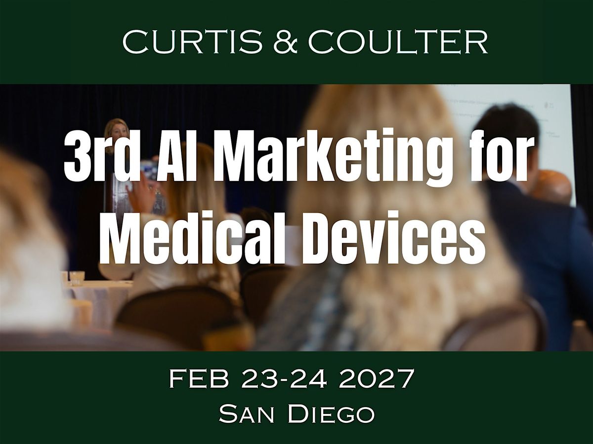 3rd AI Marketing for Medical Devices Summit