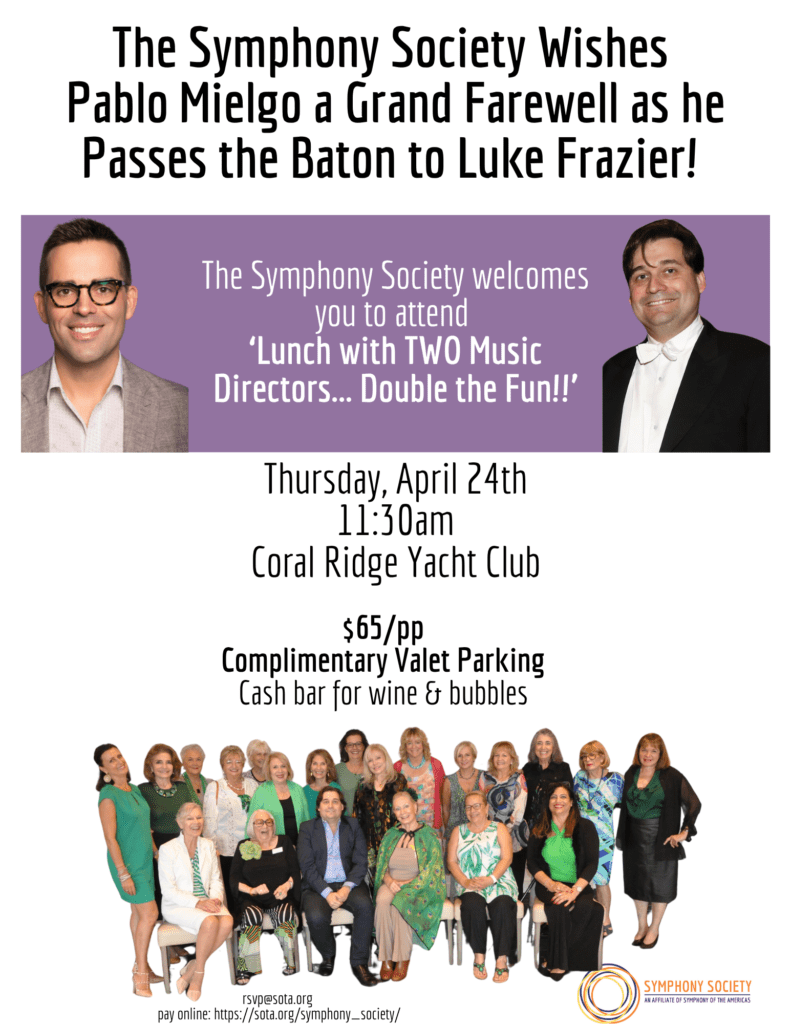 Symphony of the Americas - Pass the Baton at Broward Center Amaturo