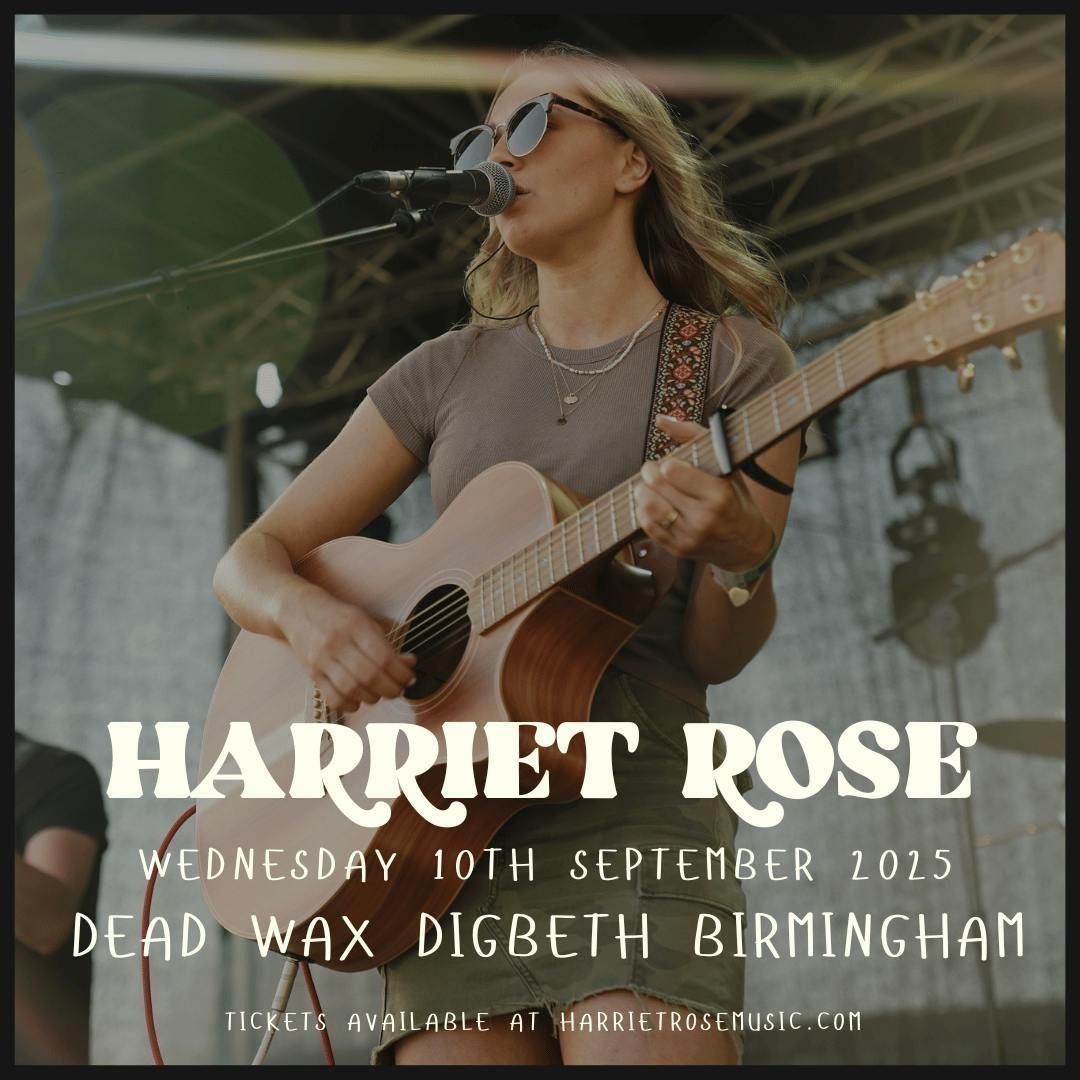 Harriet Rose at Dead Wax Digbeth, Birmingham