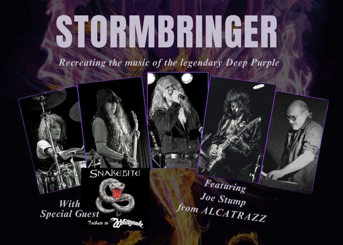 STORMBRINGER Deep Purple Tribute / Snakebite Whitesnake Tribute