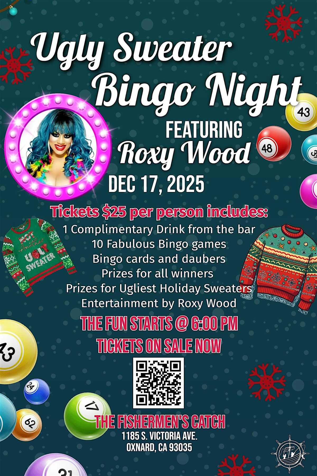 Ugly Sweater Bingo Night!