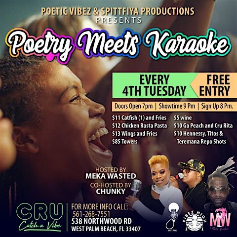 High Vibez & Spittfiya Productions Poetry meets Karaoke
