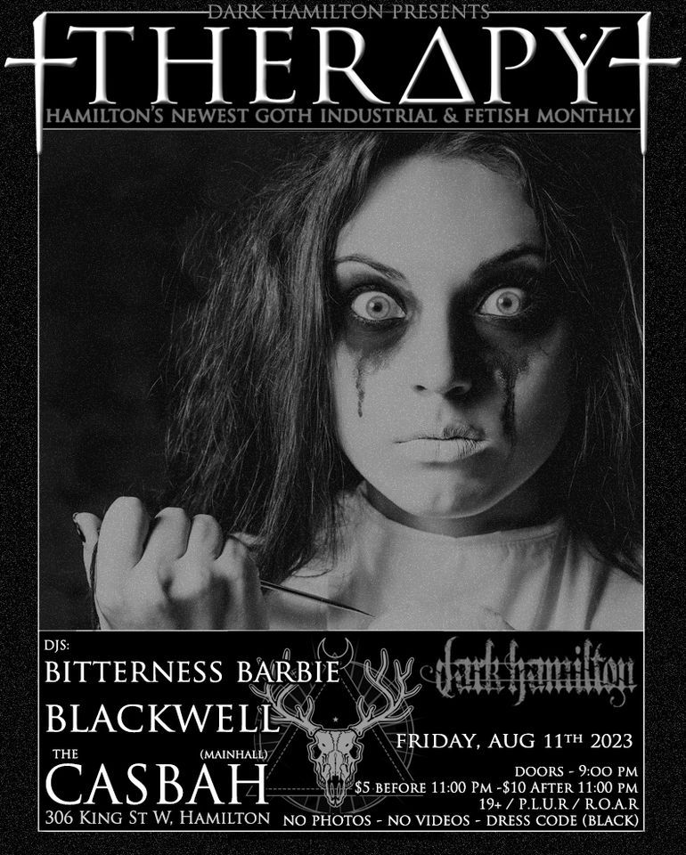 THER\u2206PY - Hamilton Newest Goth Industrial & Fetish Night 