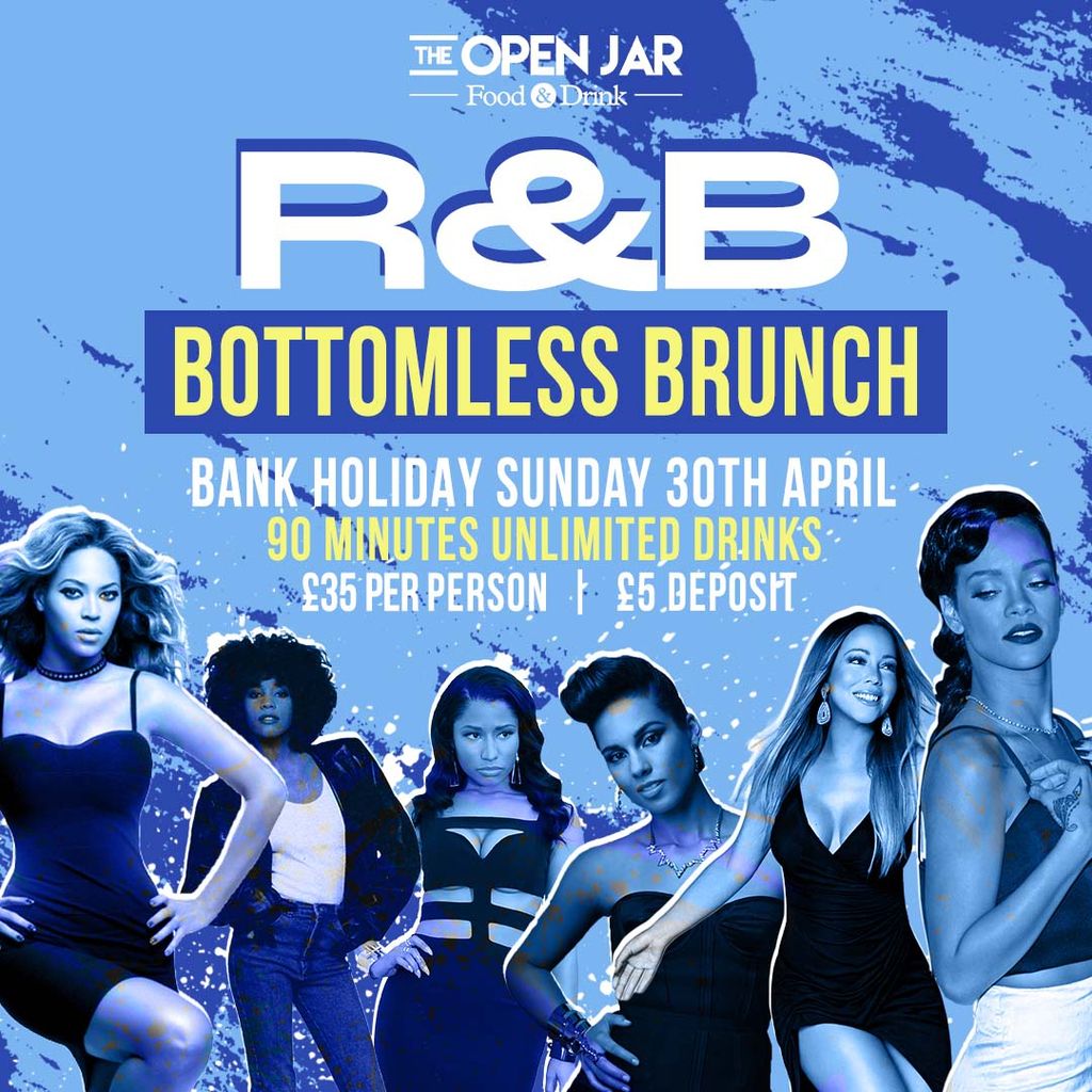 R&B Bottomless Brunch | The Open Jar, Seaton Carew, EN | April 30, 2023