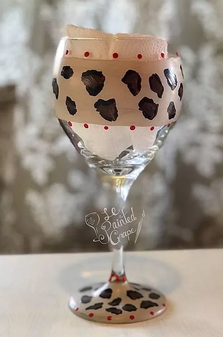 Wine Glass Painting Class held at Landon Winery Wylie 3/8 Landon