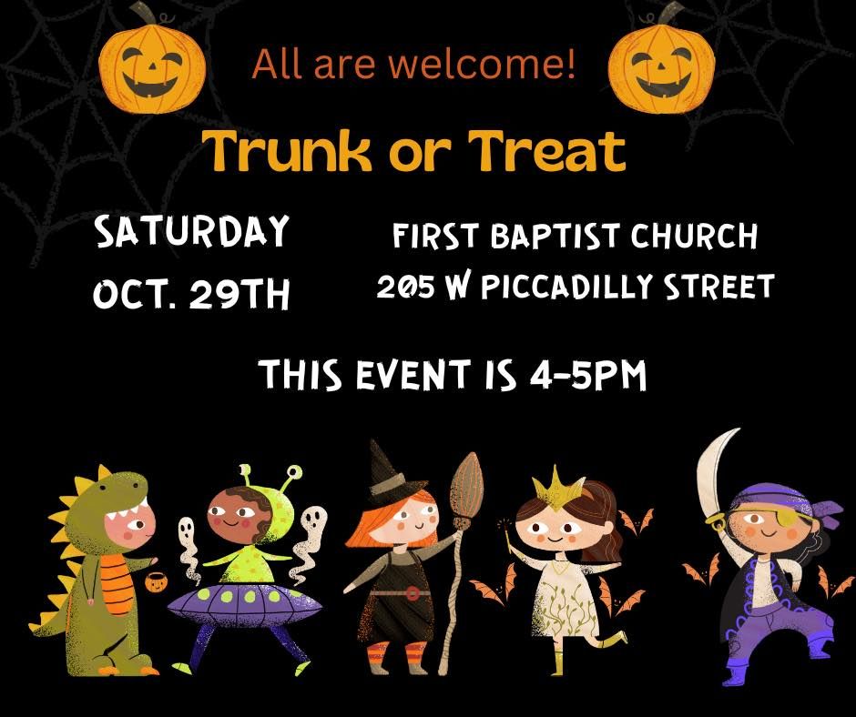 Annual Trunk or Treat 205 W Piccadilly St, Winchester, VA 226013906