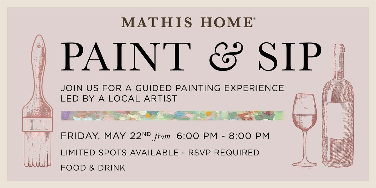 Paint & Sip at Mathis Home Oklahoma City