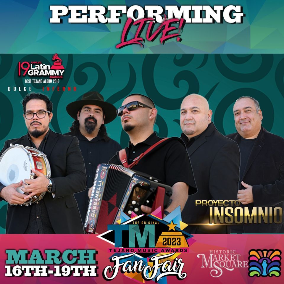 Proyecto Insomnio Tejano Music Awards Fan Fair San Antonio Historic