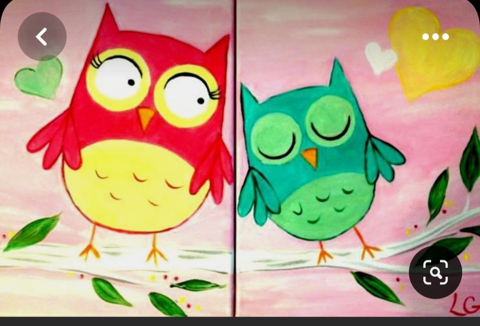 Creative Corner - February Big and Little Paint and Sip