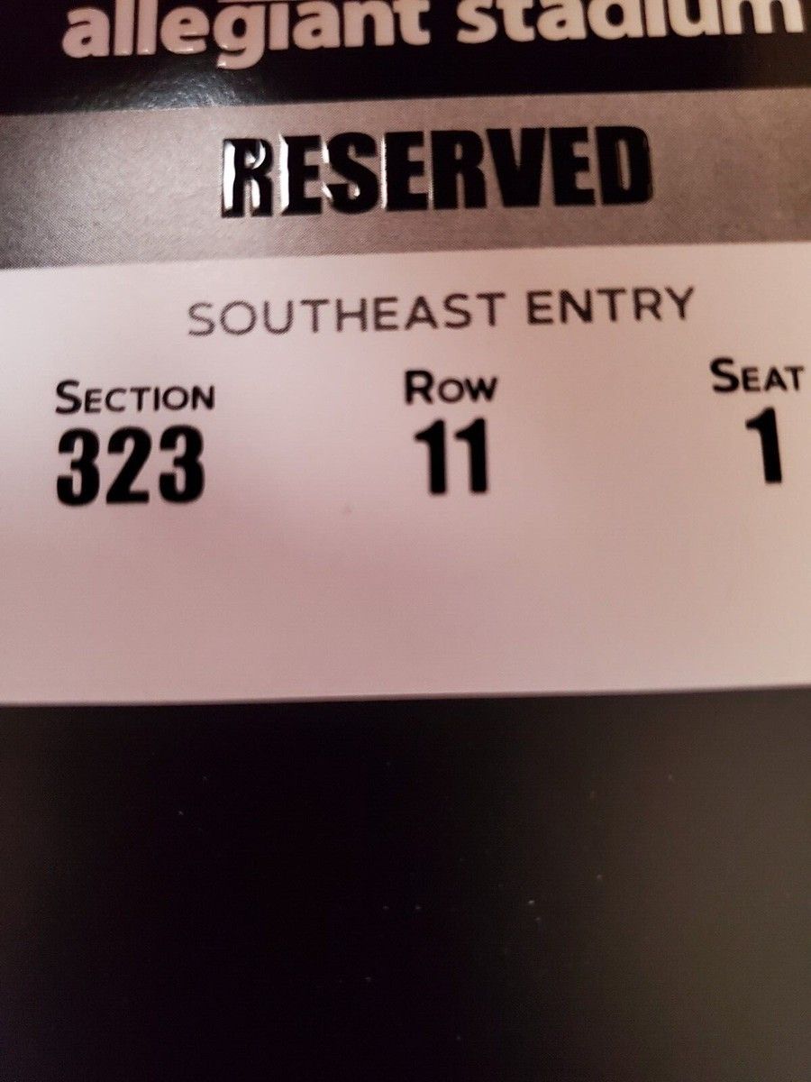 PARKING: Las Vegas Raiders vs. Denver Broncos