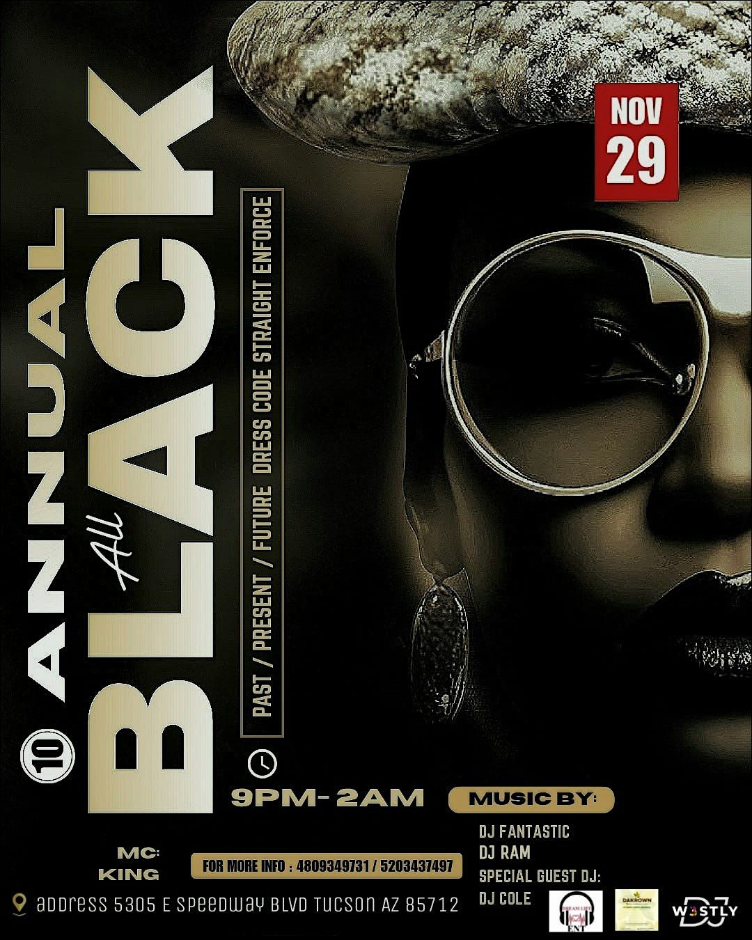 10TH ANNUAL ALL BLACK T-MARKUS