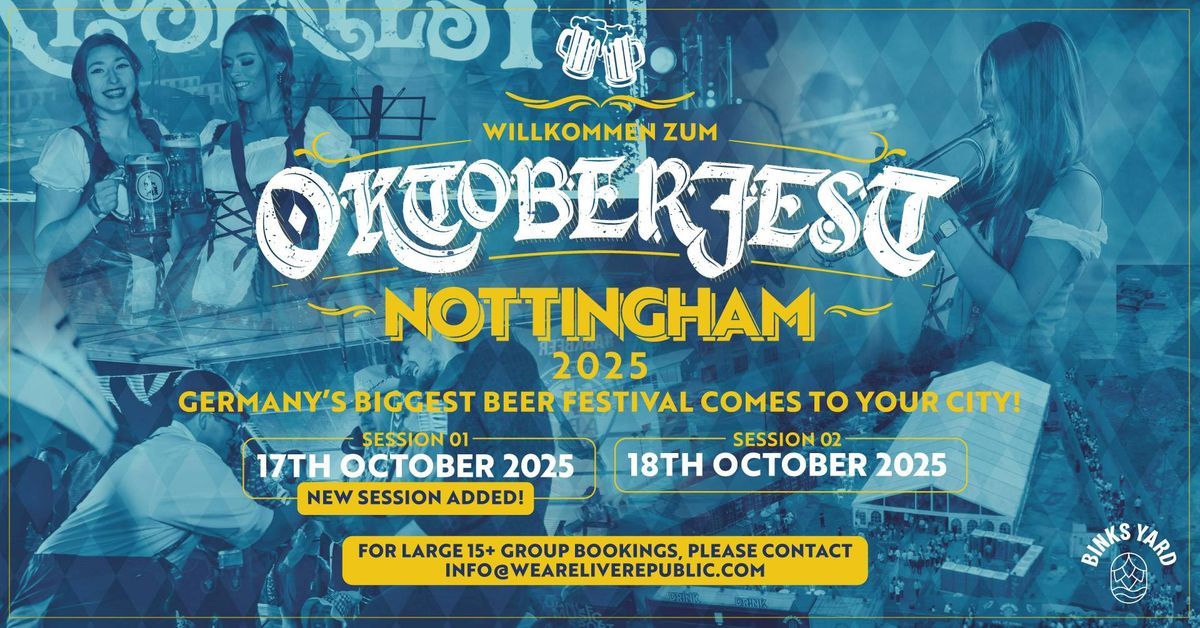 Oktoberfest | Binks Yard, Nottingham