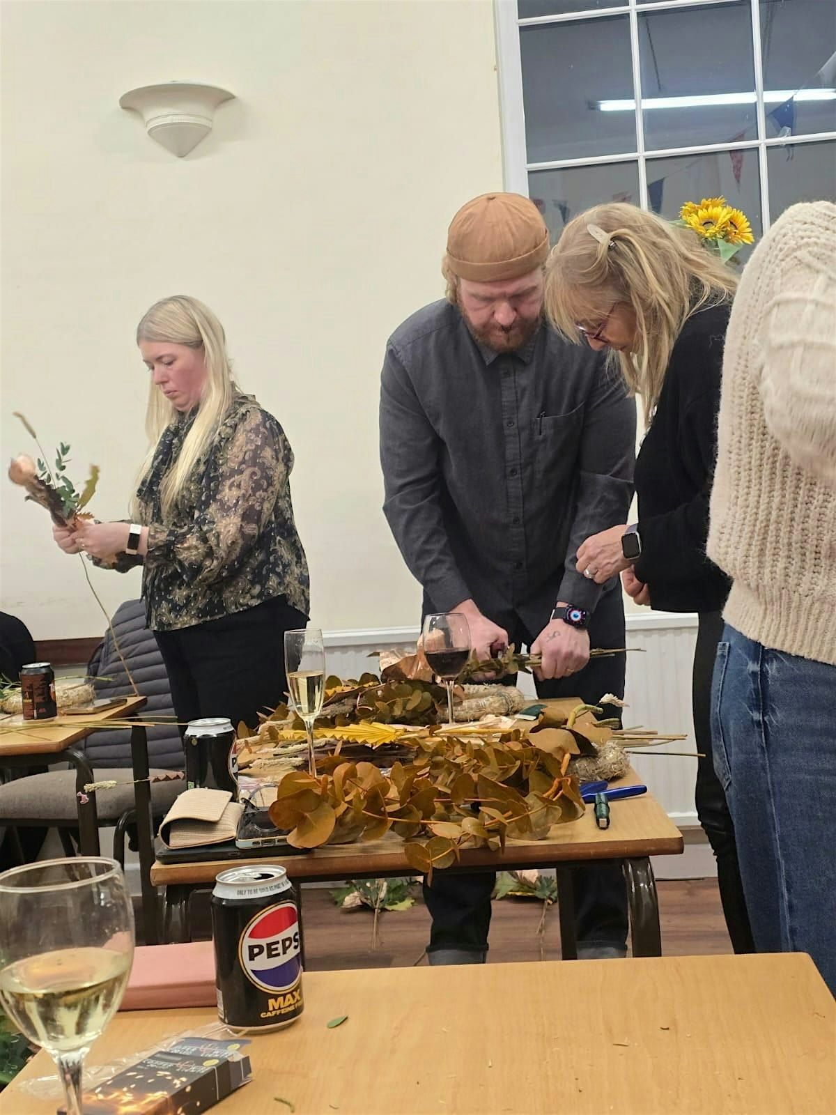 Wreath workshop with Plant Man Sam