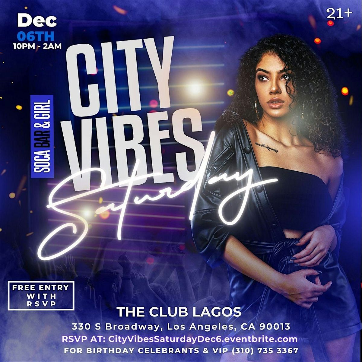 City Vibes Saturday - Dec 6