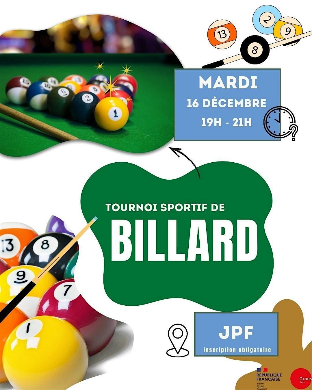 Tournoi de billard