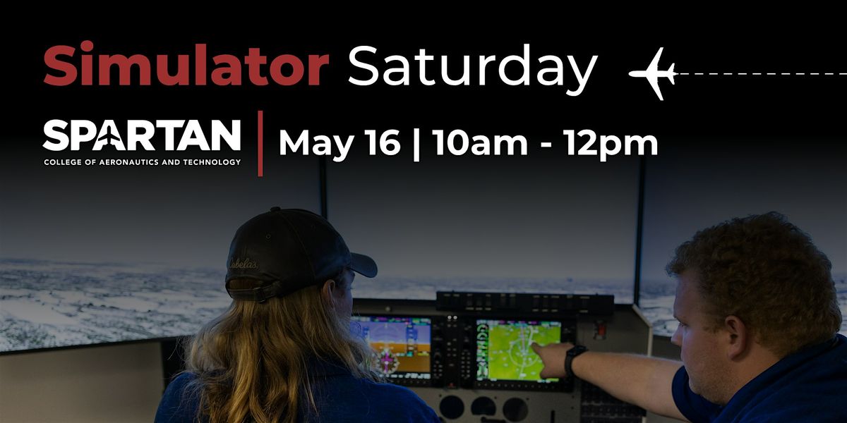 Simulator Saturday | May 16 | Tulsa Flight Facility