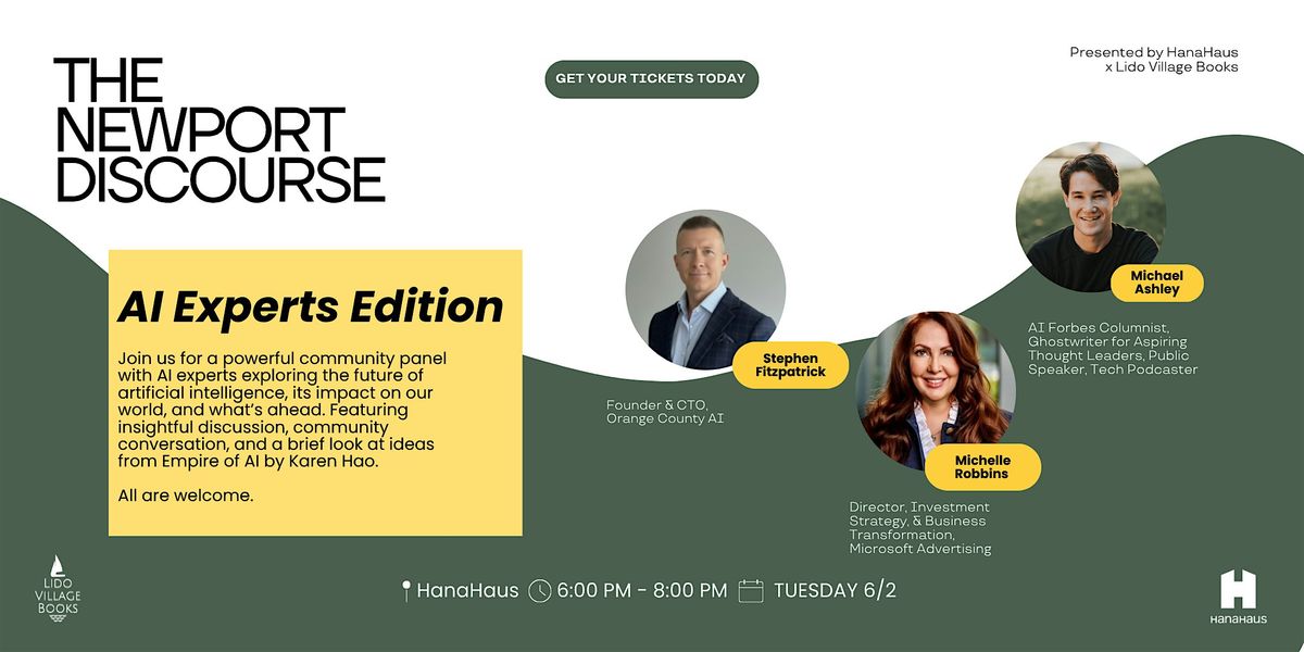Ticketed Event: The Newport Discourse - AI Expert Edition