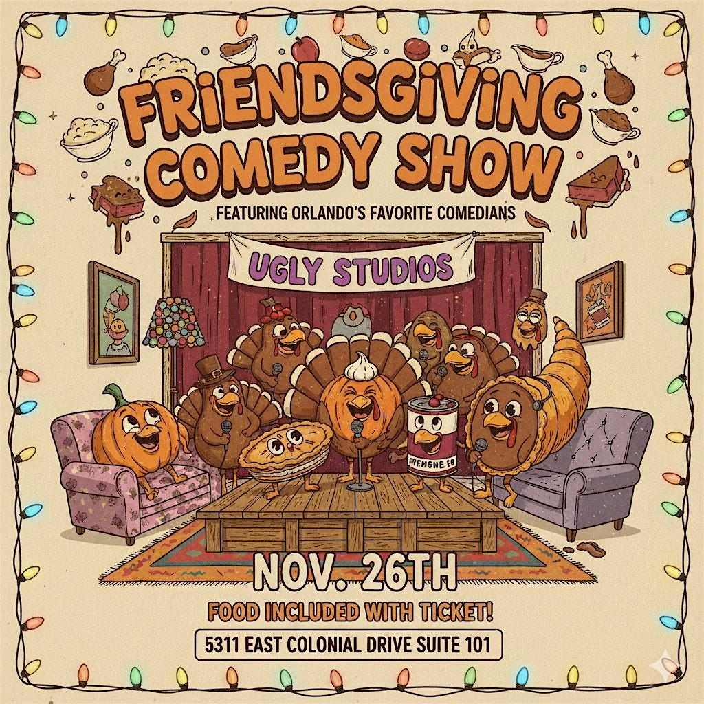 Friends giving comedy show