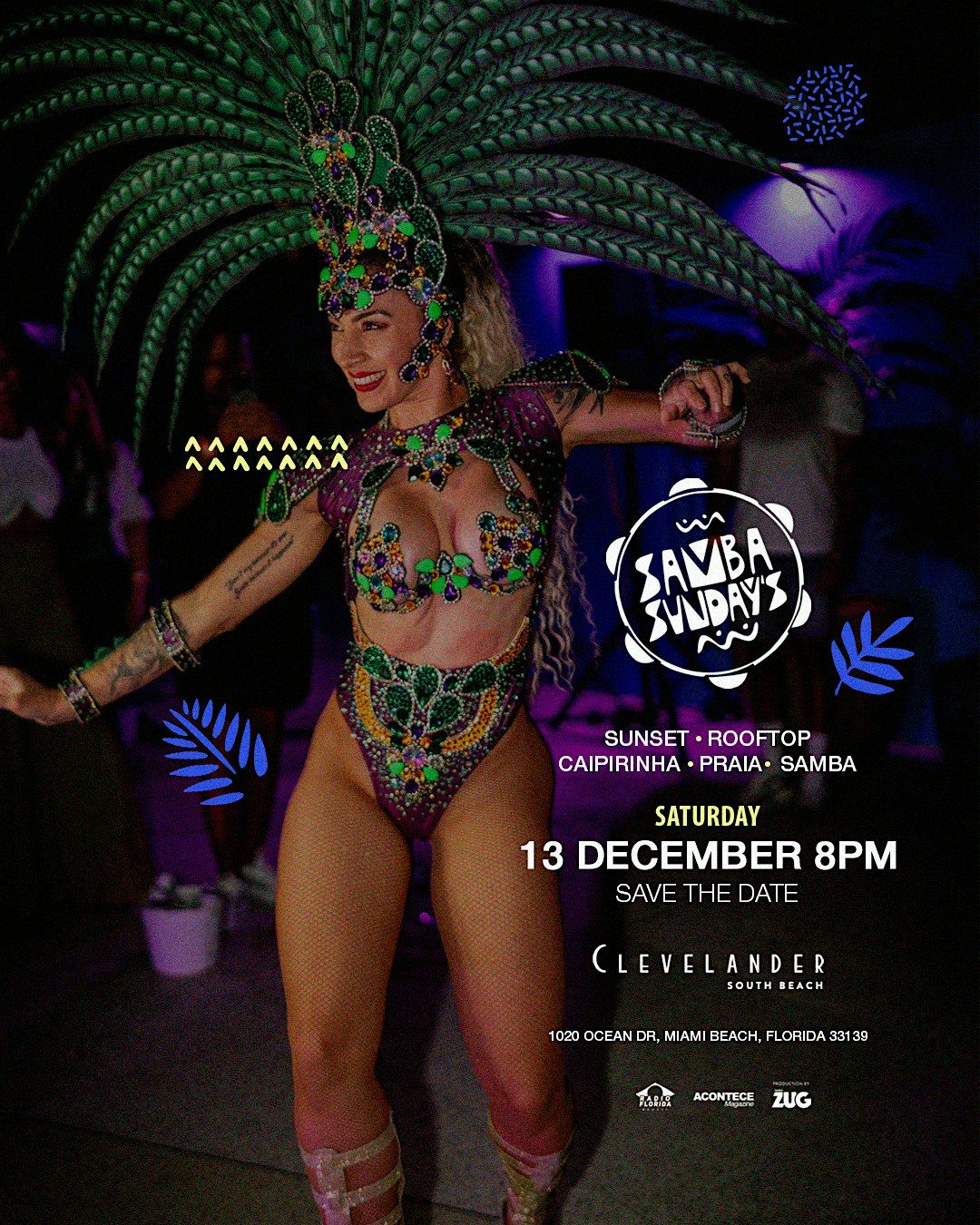 Samba Sunday - Rooftop Clevelander