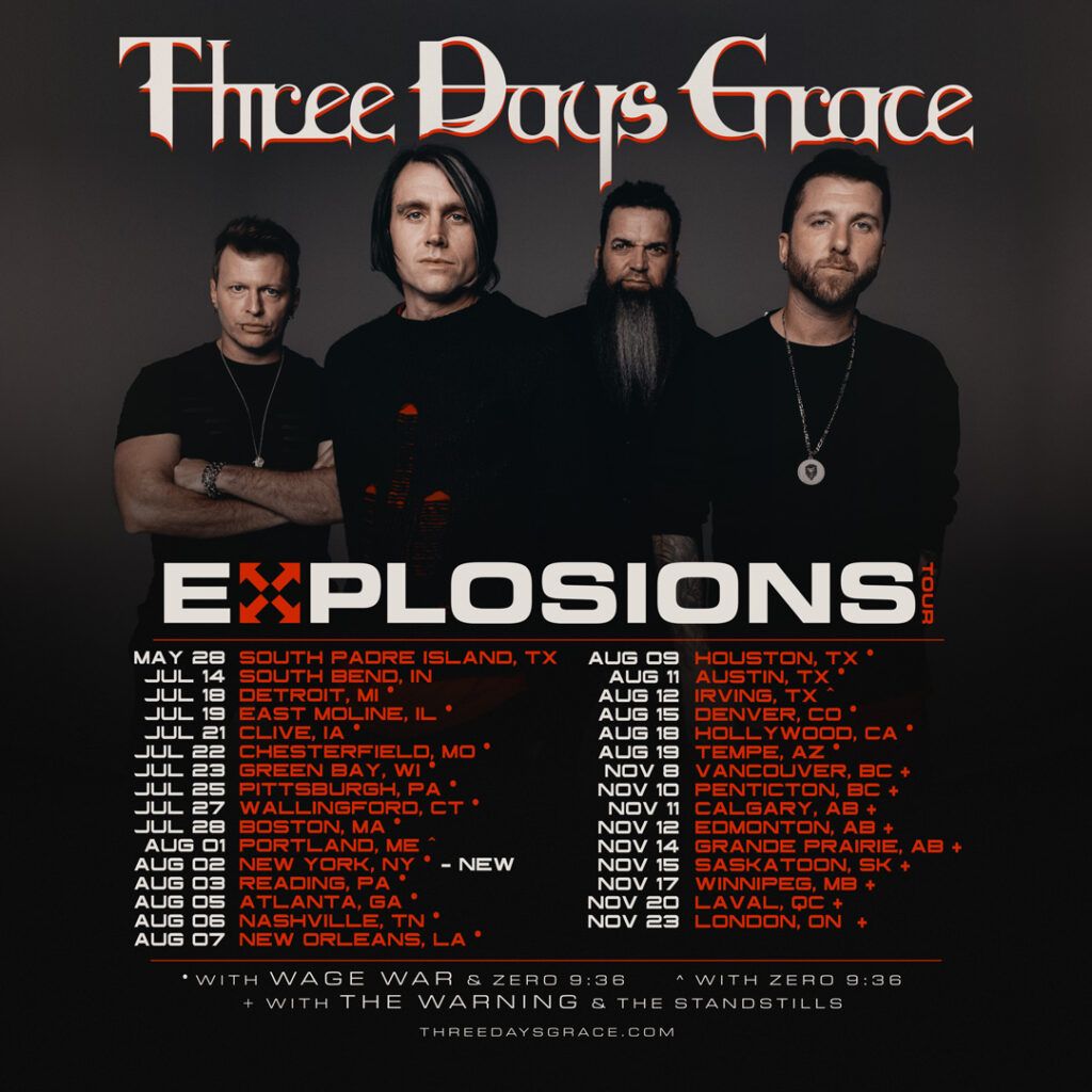 Three Days Grace at The Colosseum at Caesars Windsor