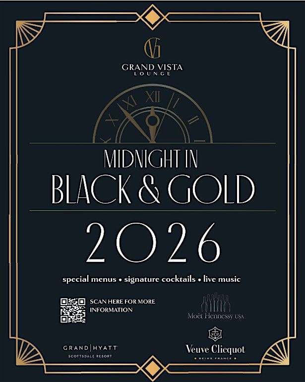 MIDNIGHT IN BLACK AND GOLD