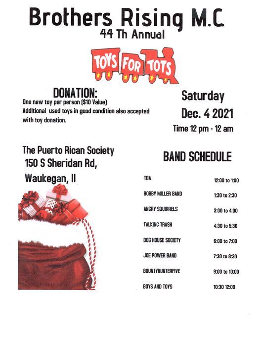 Brothers Rising MC 44th Annual TOYS FOR TOTS