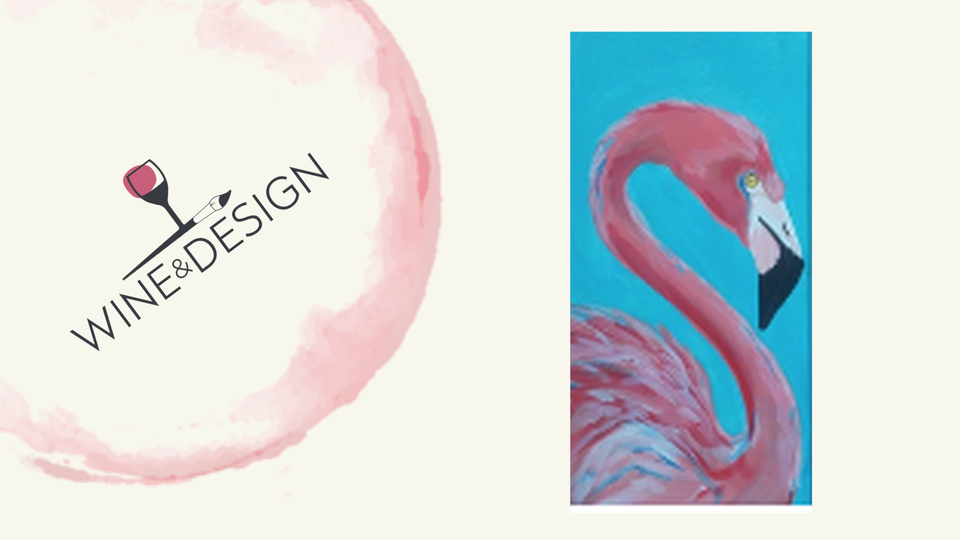 Single Flamingo Wine & Design (Williamsport, PA ) August 3, 2022