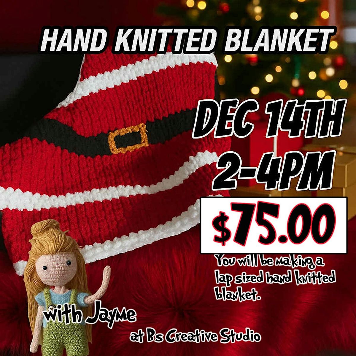 Chunky  blanket making with Jayme