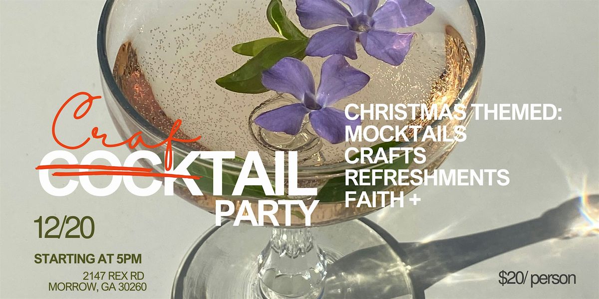 CrafTails Party: Christmas Ornament Sip & Create
